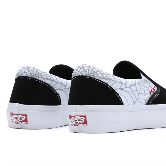 Vans Skate Shoes Men Black Widow Spider SlipOn Shoes