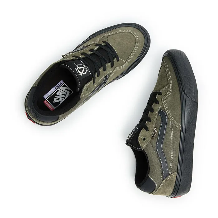 Vans Skate Shoes Men Rowan Shoes Green
