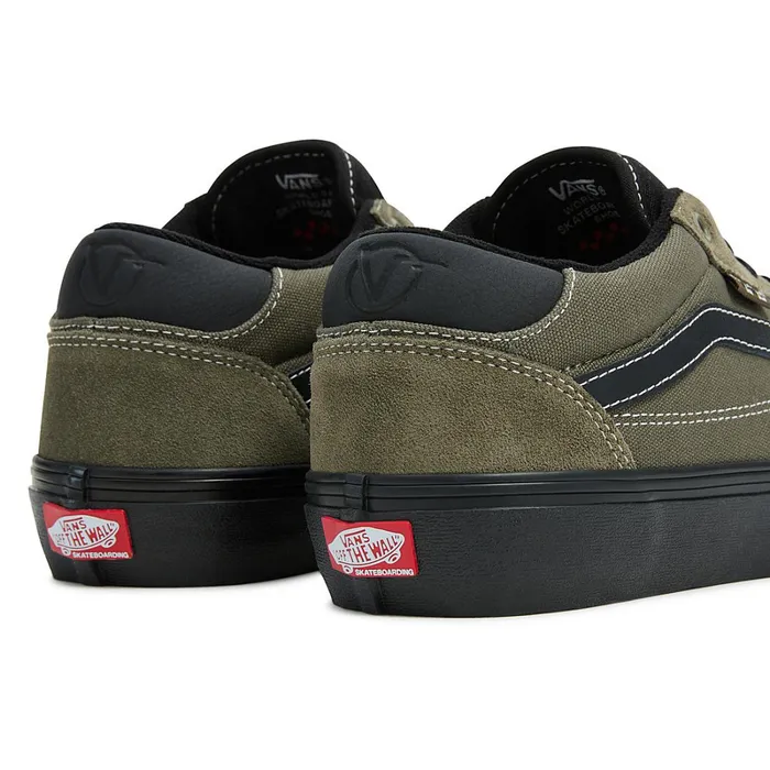 Vans Skate Shoes Men Rowan Shoes Green