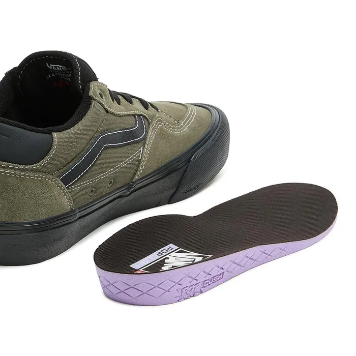 Vans Skate Shoes Men Rowan Shoes Green