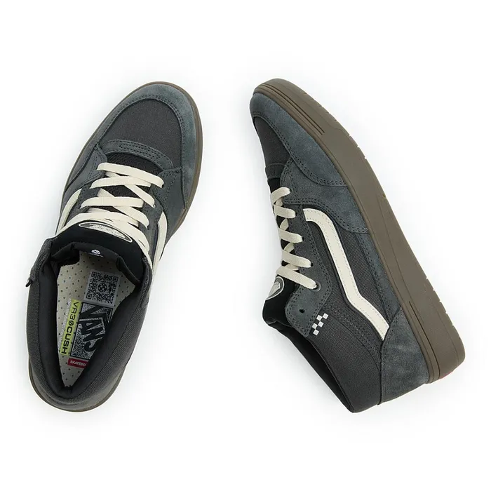 Vans Skate Shoes Men Zahba Mid Shoes Black