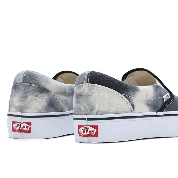 Vans Slipon Shoes Men Bleach Wash SlipOn VR3 Shoes Black