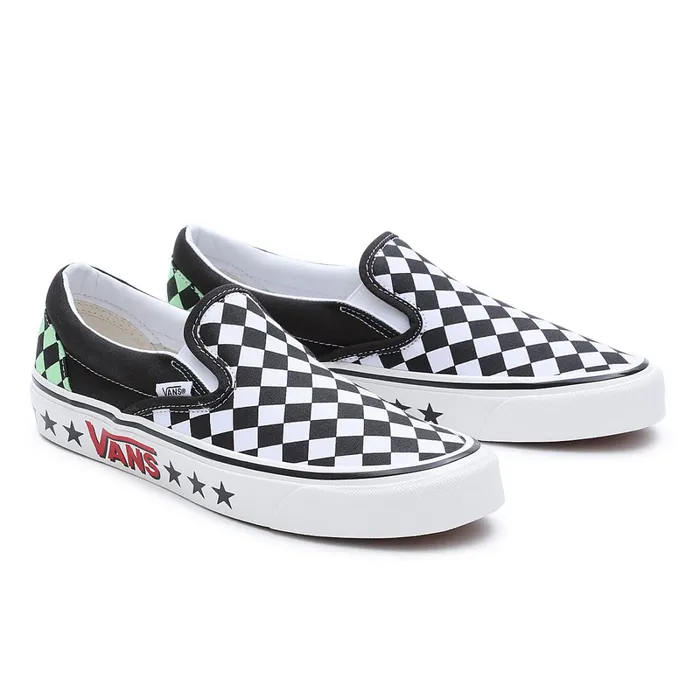 Vans Slipon Shoes Men Diamond Check Classic SlipOn 98 DX Shoes Black