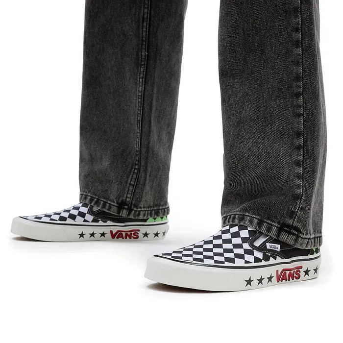 Vans Slipon Shoes Men Diamond Check Classic SlipOn 98 DX Shoes Black