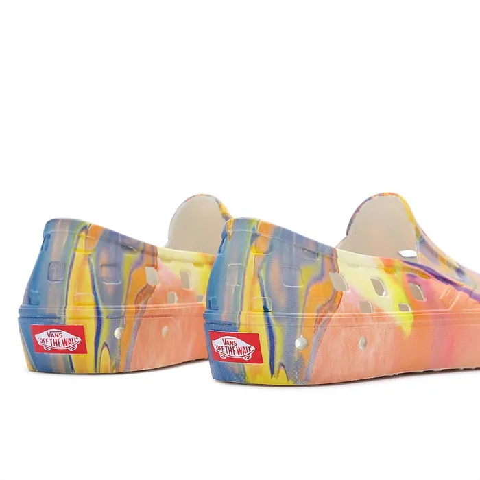 Vans Slipon Shoes Men Resin Rainbow SlipOn TRK Shoes Multicolour