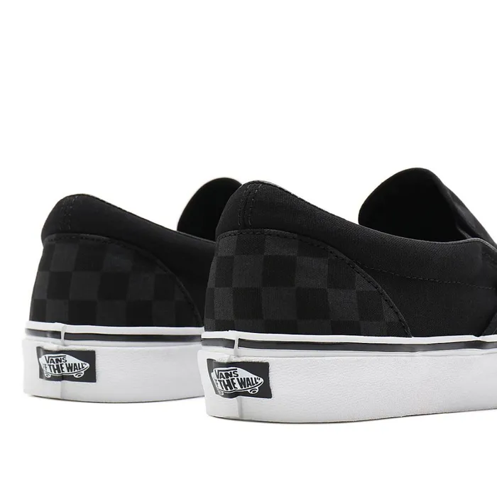 Vans Slipon Shoes Women Checkerboard Classic SlipOn Shoes Black
