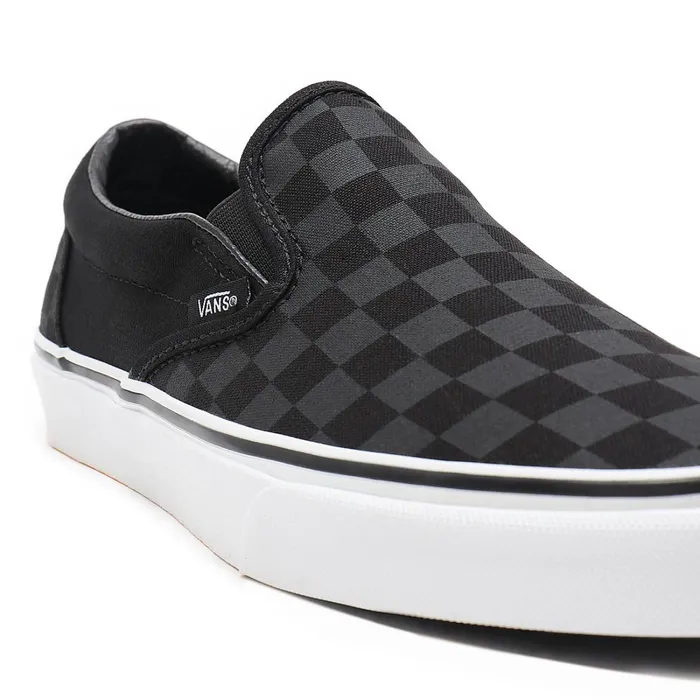 Vans Slipon Shoes Women Checkerboard Classic SlipOn Shoes Black