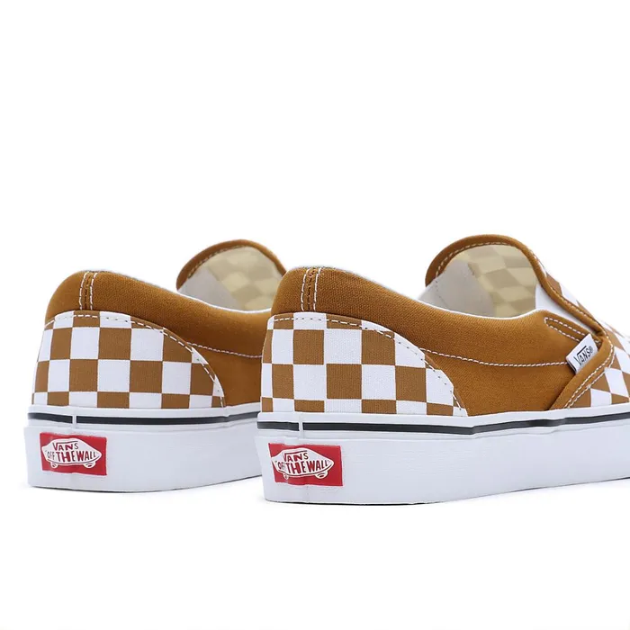 Vans Slipon Shoes Women Color Theory Classic SlipOn Shoes Brown