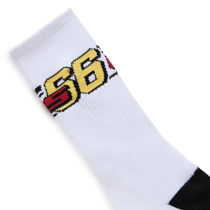 Vans Socks Men Dusk Downer Crew Socks 1 Pair White