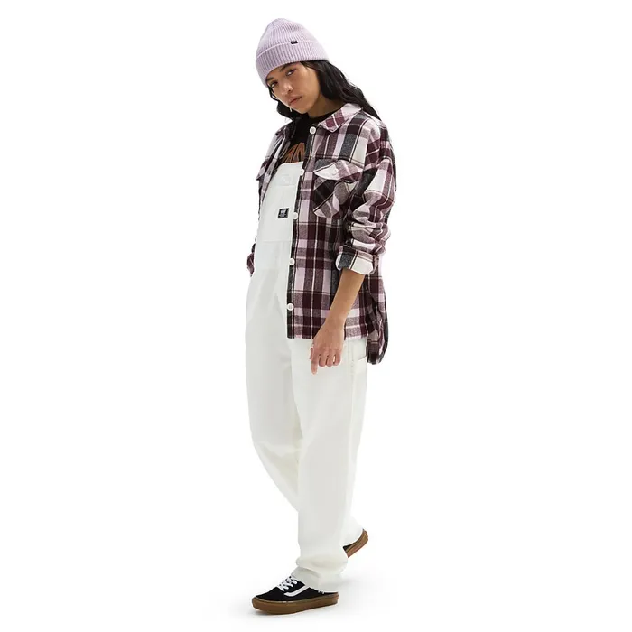 Vans Tshirts and Tops Women Elisa OS Woven Shacket Red