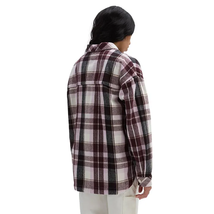 Vans Tshirts and Tops Women Elisa OS Woven Shacket Red