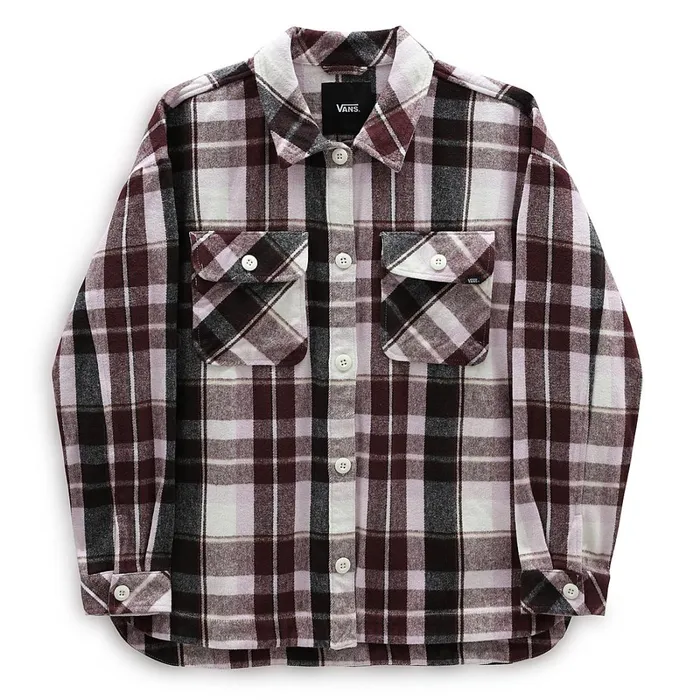 Vans Tshirts and Tops Women Elisa OS Woven Shacket Red