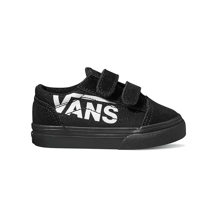 Vans Toddler Shoes 14 Years Kids Toddler Logo Old Skool Hook And Loop Shoes 14 Years Black