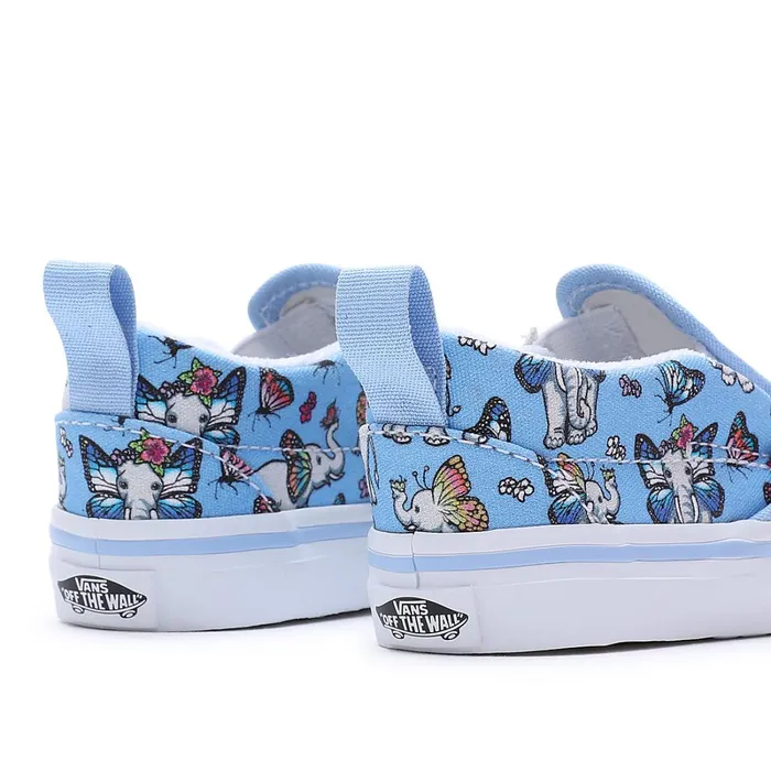 Vans Toddler Shoes 14 Years Kids Toddler SlipOn Hook And Loop Shoes 14 Years Blue