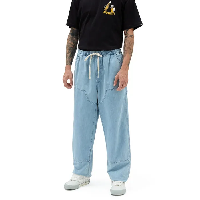 Vans Trousers and Jeans Men Range Baggy Tapered Carpenter Ewaist Trousers Blue