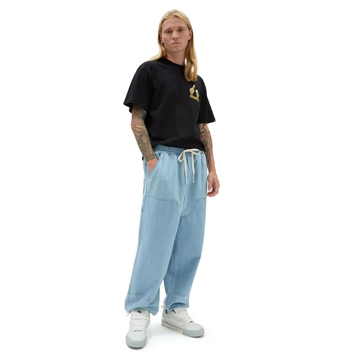 Vans Trousers and Jeans Men Range Baggy Tapered Carpenter Ewaist Trousers Blue
