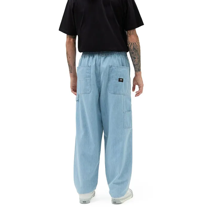 Vans Trousers and Jeans Men Range Baggy Tapered Carpenter Ewaist Trousers Blue