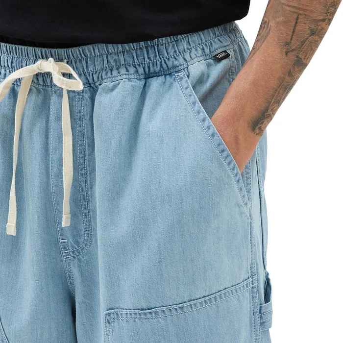 Vans Trousers and Jeans Men Range Baggy Tapered Carpenter Ewaist Trousers Blue