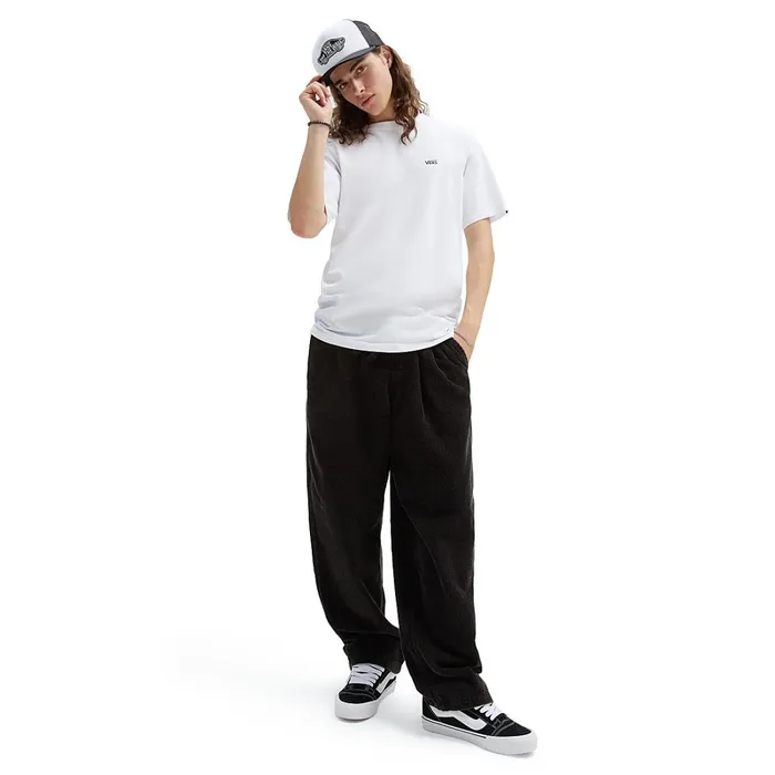 Vans Trousers and Jeans Men Range Baggy Tapered Corduroy Acid Wash Elastic Waist Trousers Black