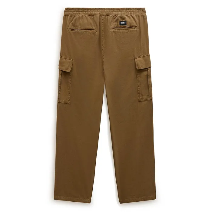 Vans Trousers and Jeans Men Range Cargo Baggy Tapered Elastic Trousers Brown