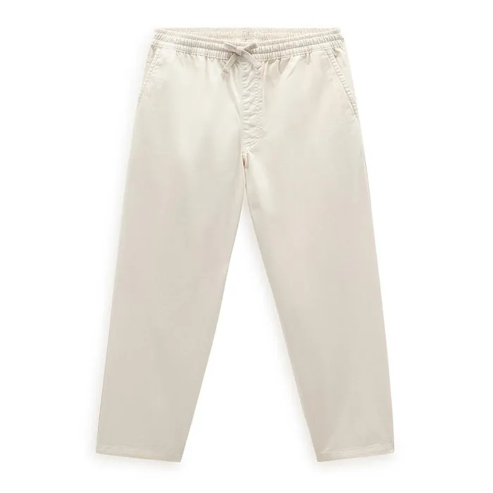 Vans Trousers and Jeans Men Range Loose Cropped Elastic Waist Trousers White