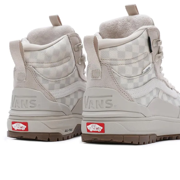 Vans Ultrarange Shoes Women UltraRange EXO Hi MTE2 Checkerboard Shoes Green Beige