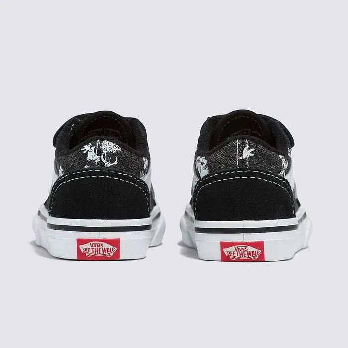 Vans View All Kids Disney X Toddler Old Skool Hook And Loop Shoes 14 Years Multicolour