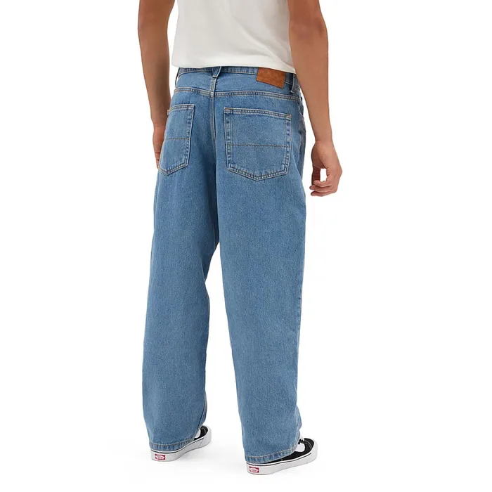 Vans View All Men Check5 Baggy Denim Trousers Blue