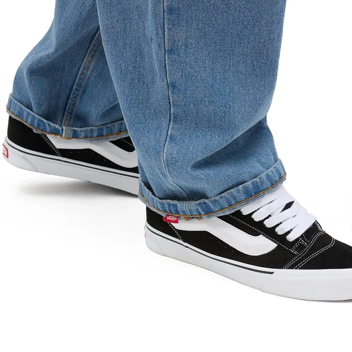 Vans View All Men Check5 Baggy Denim Trousers Blue