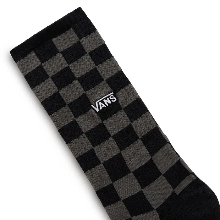 Vans View All Men Checkerboard Crew Socks 1 Pair Grey