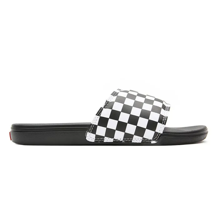 Vans View All Men Checkerboard La Costa SlideOn Shoes Black White