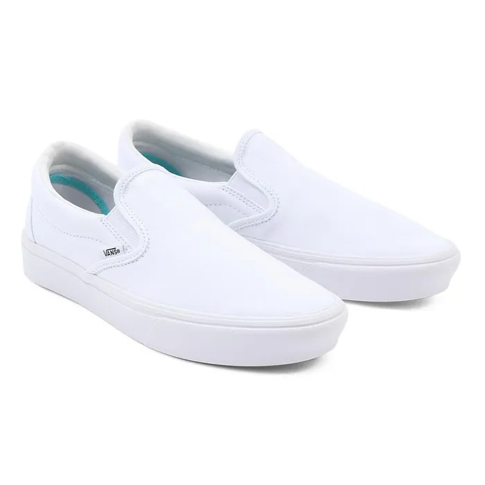 Vans View All Men Comfycush SlipOn Shoes White