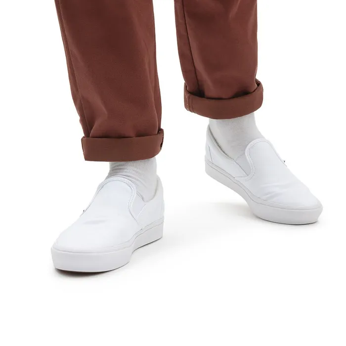Vans View All Men Comfycush SlipOn Shoes White