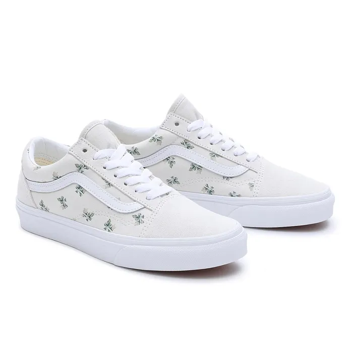 Vans View All Men Floral Old Skool Shoes White