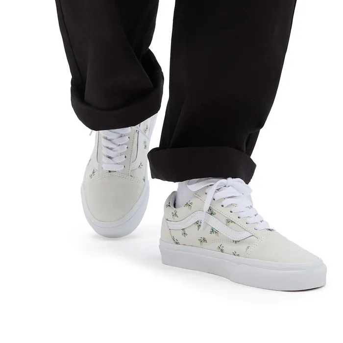 Vans View All Men Floral Old Skool Shoes White