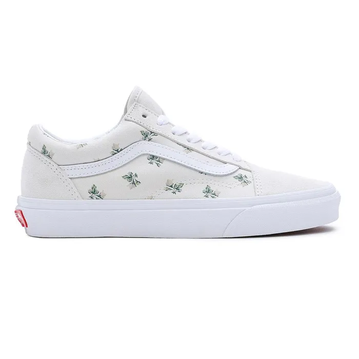 Vans View All Men Floral Old Skool Shoes White