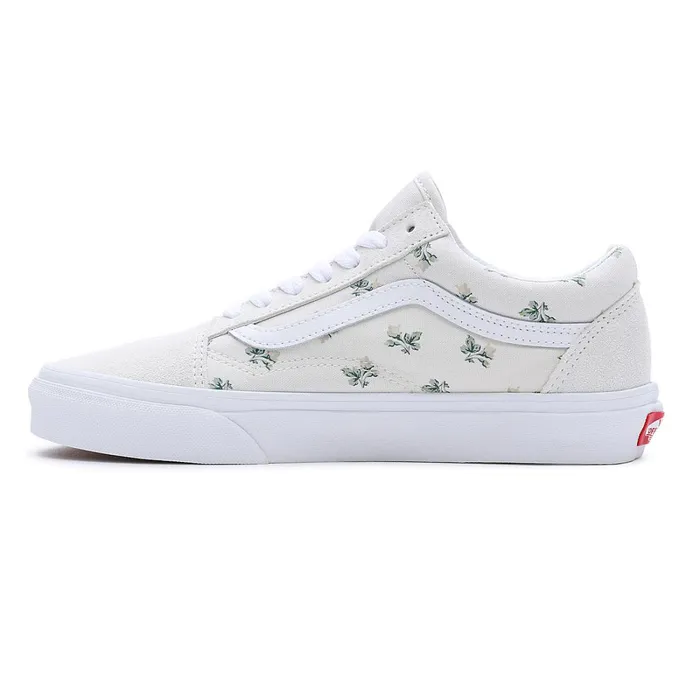 Vans View All Men Floral Old Skool Shoes White