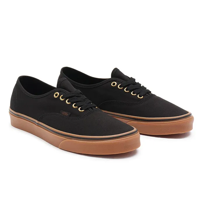 Vans View All Men Gum Authentic Shoes Black Brown