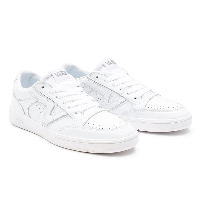 Vans View All Men Leather Lowland Comfycush Shoes White