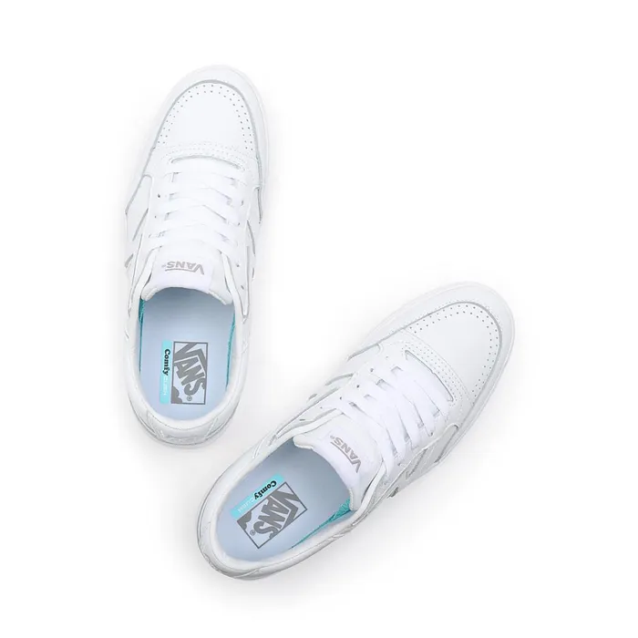 Vans View All Men Leather Lowland Comfycush Shoes White