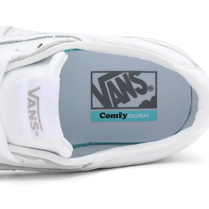 Vans View All Men Leather Lowland Comfycush Shoes White
