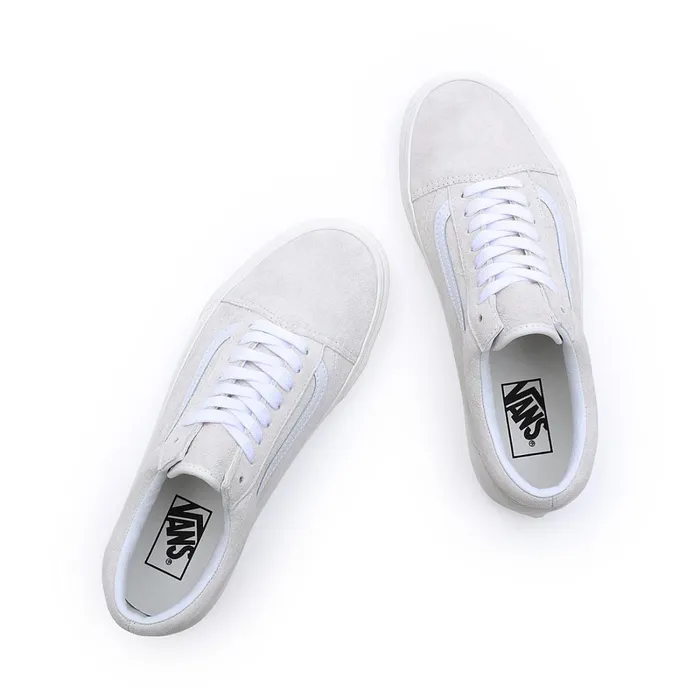 Vans View All Men Pig Suede Old Skool Shoes White