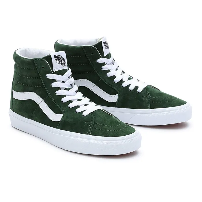 Vans View All Men Pig Suede Sk8Hi Shoes Green