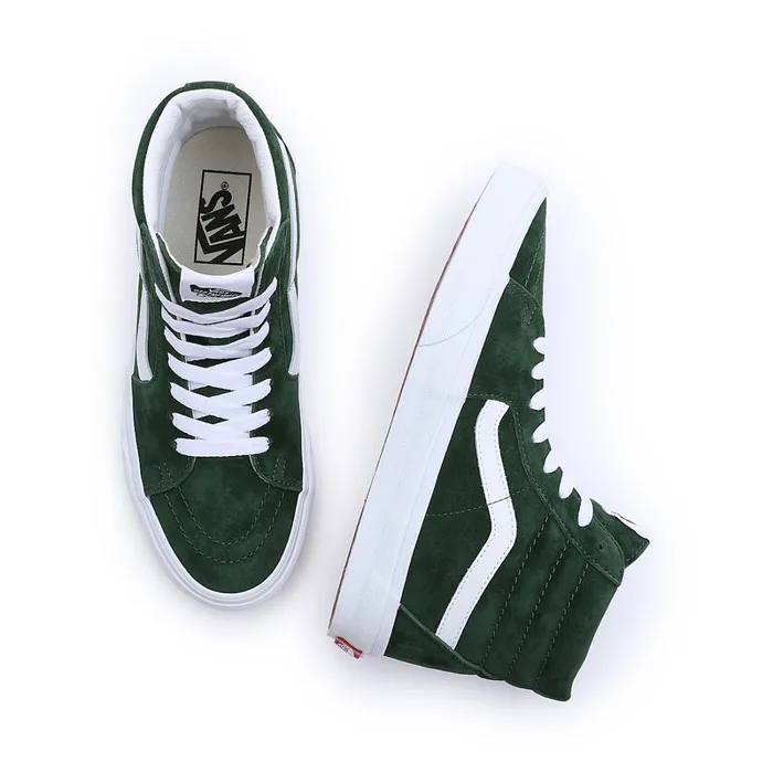 Vans View All Men Pig Suede Sk8Hi Shoes Green