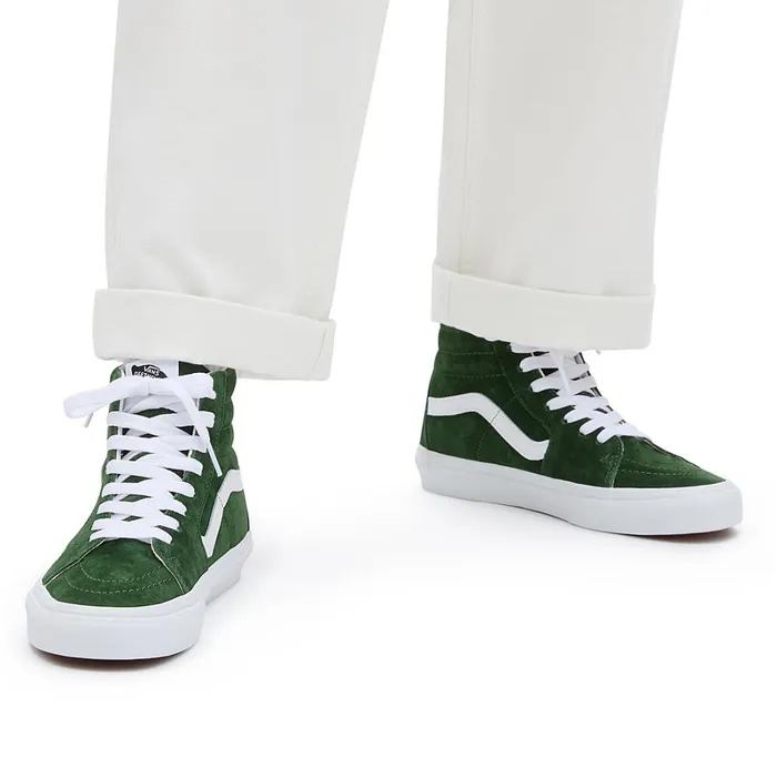Vans View All Men Pig Suede Sk8Hi Shoes Green
