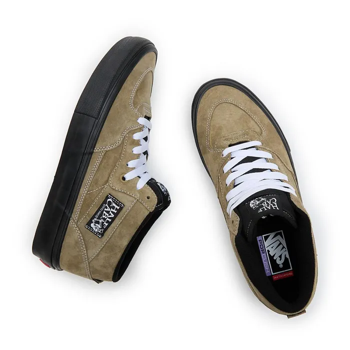 Vans View All Men Skate Half Cab Pig Suede Shoes Green