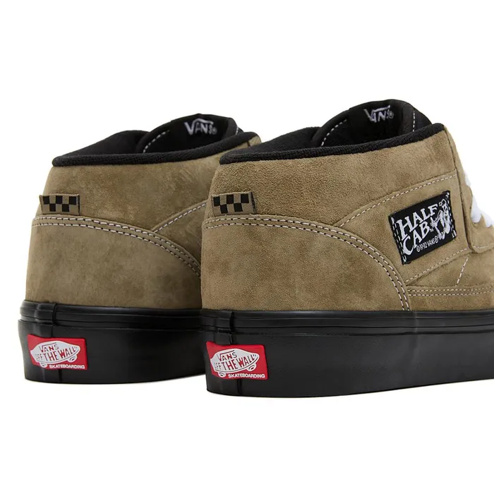 Vans View All Men Skate Half Cab Pig Suede Shoes Green