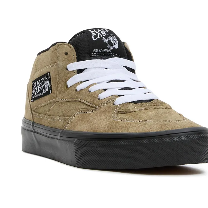 Vans View All Men Skate Half Cab Pig Suede Shoes Green