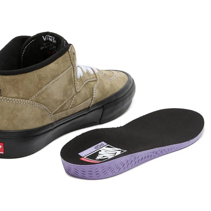 Vans View All Men Skate Half Cab Pig Suede Shoes Green