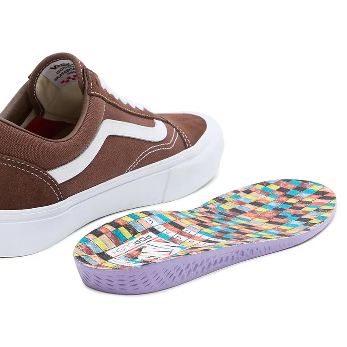 Vans View All Men Skate Old Skool X Nick Michel Shoes Brown